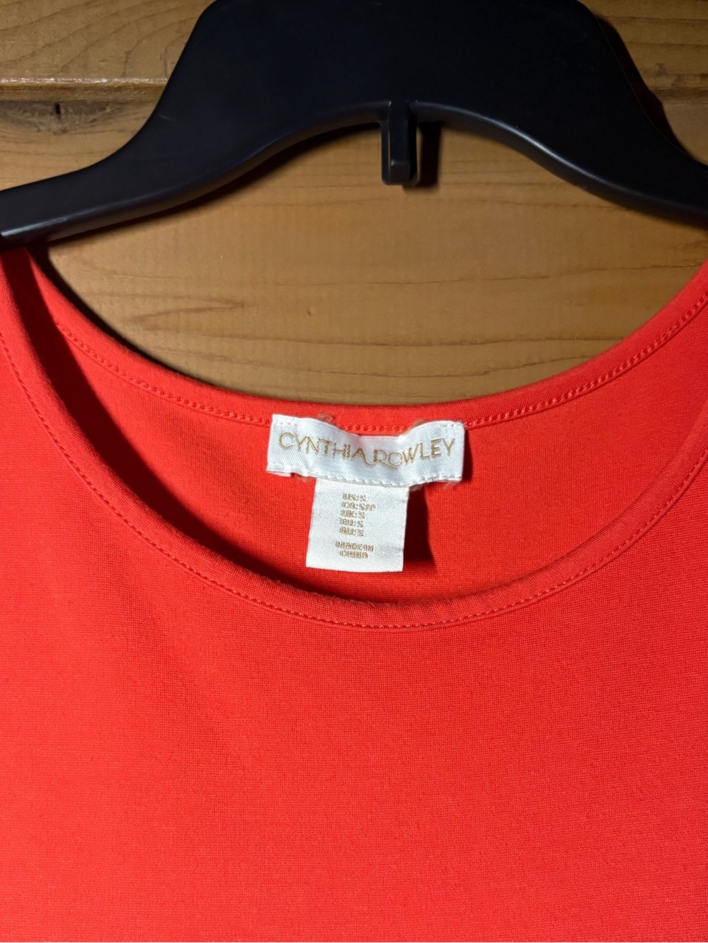 Cynthia Rowley Dress- Coral-Red- Size Small - Picture 3 of 7